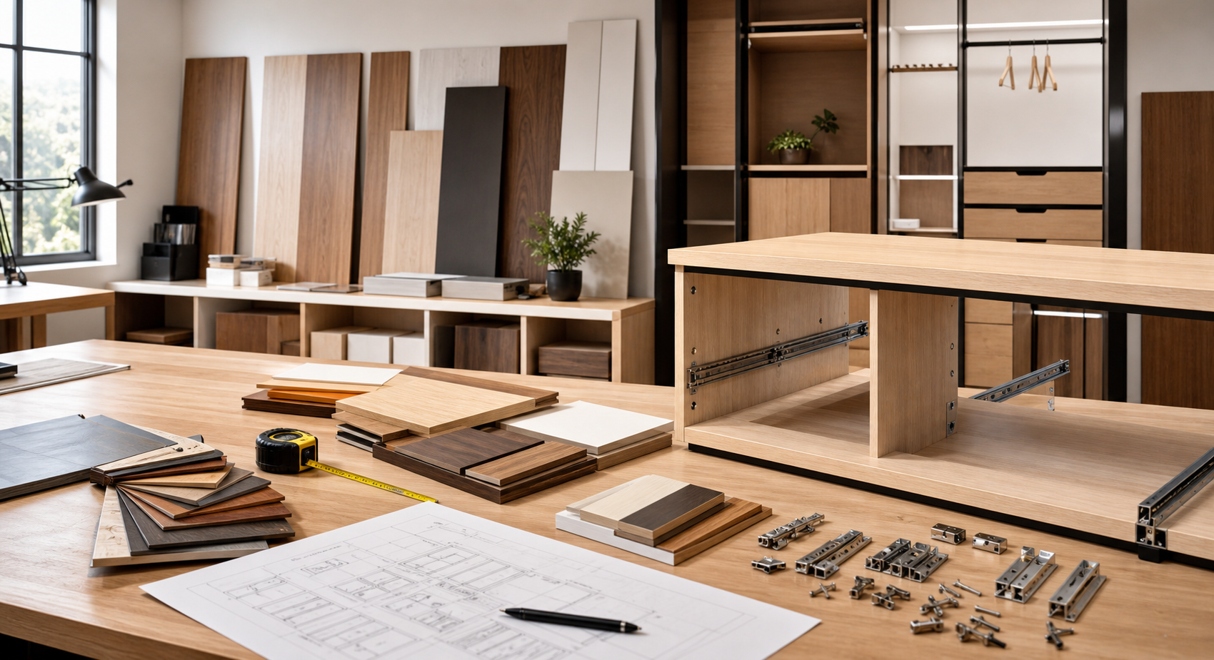 Custom furniture workshop